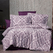 Постільна білизна євро Arya Arya Vogue Органік Жаккард Paris AR-A107256-Violet 200x220 см фіолетовий Киев
