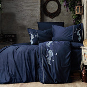 Постільна білизна євро Arya Vogue Embroidery Noktis AR-A107249 200х220 см Киев