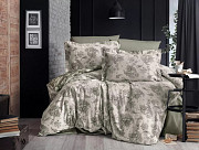 Постільна білизна євро Arya Vogue Органік Жаккард Tama AR-A107261 200х220 см Киев