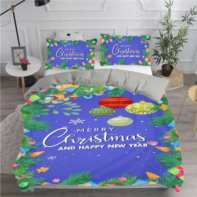 Постільна білизна з плюш-велюру Merry Christmas №2 2972 13513 215×150 см Киев - изображение 1