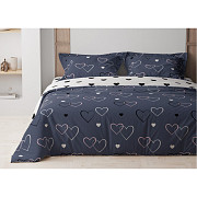 Постільна білизна полуторна ТЕП Navy Blue Love 2-00881-24495 180х215 см Киев