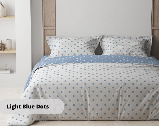 Постільна білизна сімейна ТЕП Happy Sleep Light Blue Dots ТЕП 2-03797-25073 150х215х2 см Киев - изображение 1