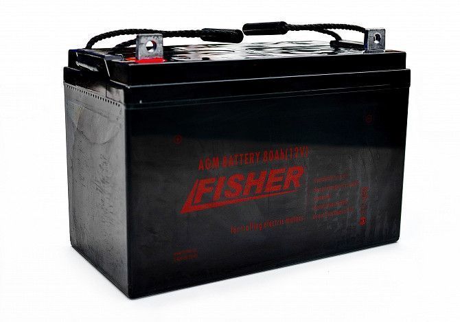 Гелевый аккумулятор 90Ah Fisher 12B Харьков - изображение 1