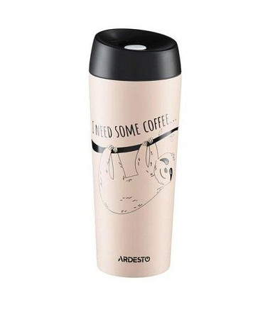 Термокружка 450 мл Coffee time Bradypus Ardesto AR-2645-DBE Київ - изображение 1