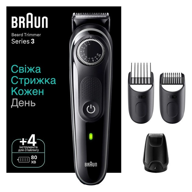 Тример Braun Beard Trimmer BT3440 чорний Київ - изображение 1