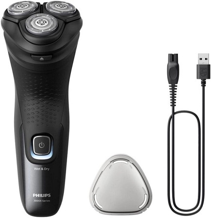 Електробритва Philips 3000X X3051-00 чорна Київ - изображение 1