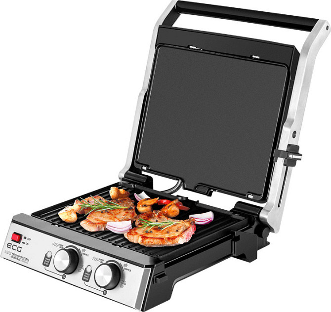 Електрогриль ECG Duo Grill and Waffle KG-2033 2000 Вт Київ - изображение 1