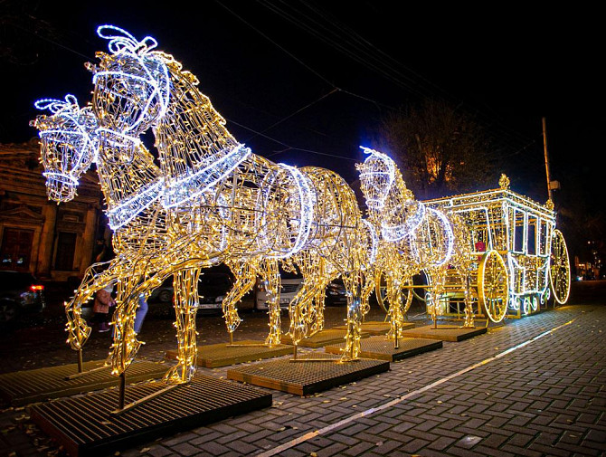 Студія «ОМІ» Створює унікальні світлові фігури, включаючи новорічні на замовлення Киев - изображение 1