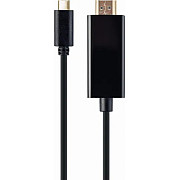 Кабель Cablexpert USB Type-C - HDMI (M/M) 2 м Чорний (A-CM-HDMIM-01) (Код товару:34625) Харьков