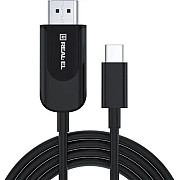 Кабель REAL-EL CHD-180 HDMI - USB Type-C (M/M) 1.8 м Black (EL123500044) (Код товару:34626) Харьков