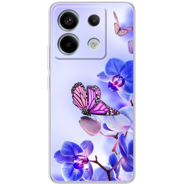 Чохол Boxface для Xiaomi Redmi Note 13 5G Orchids and Butterflies (Код товару:34879) Харьков - изображение 1