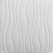 Самоклеюча декоративна настінно-стельова 3D панель хвилі 700х700х8мм (166) SW-00000242 Киев