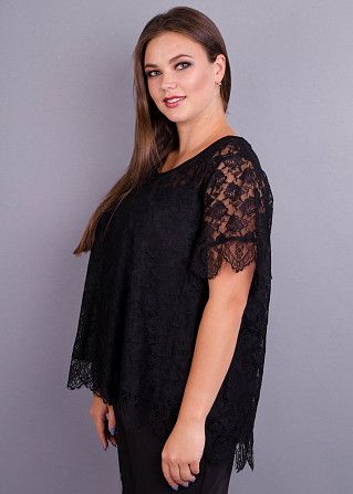Блузка Квитка черный Киев - изображение 1