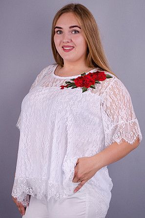 Блузка Квитка Роза белый Киев - изображение 1