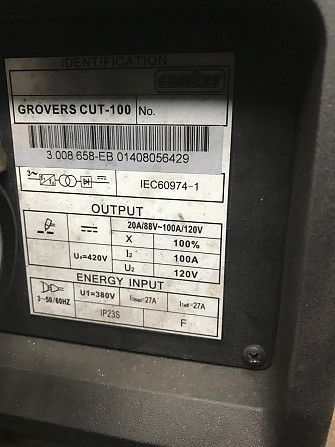 Плазморез ЧПУ GROVERS CUT-100 Киев - изображение 1