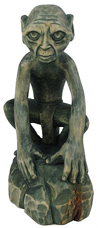 Голлум из Властелин Колец, Хоббит деревяная статуэтка ручной работы Киев - изображение 1