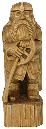 Гном Гимли из Властелин Колец деревяная статуэтка ручной работы Київ - изображение 1