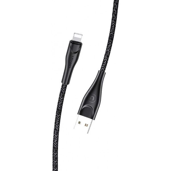 Кабель Usams U41 Braided USB to Lightning 2A 3m Black (Код товару:34891) Харьков - изображение 1