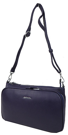Женская кожаная  сумка Giorgio Ferretti фиолетовая Київ - изображение 1