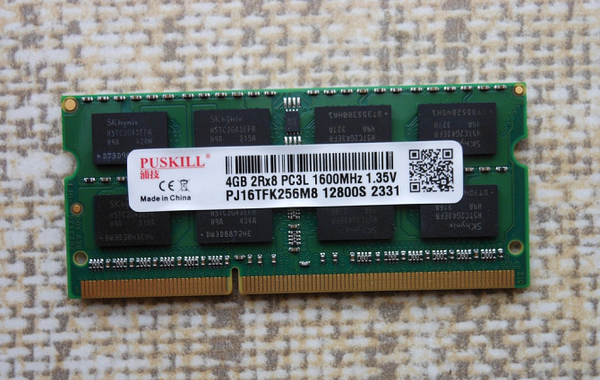 Оперативная память 4Gb DDR3L PC3L-12800s 1600MHz sodimm Винница - изображение 1