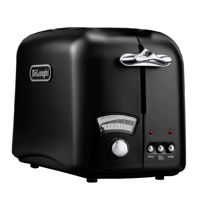 Тостер DeLonghi Argento CT-021-BK 800 мл черный Київ - изображение 1