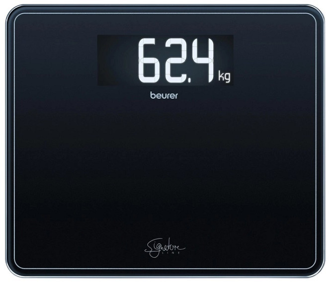 Весы напольные электронные Beurer GS-410-Signature-Line-Black 200 кг черные Київ - изображение 1