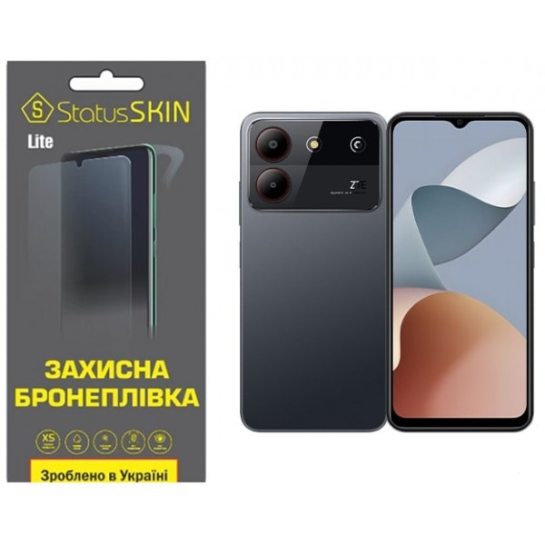 Поліуретанова плівка StatusSKIN Lite для ZTE Blade A54 Глянцева (Код товару:35086) Харьков - изображение 1