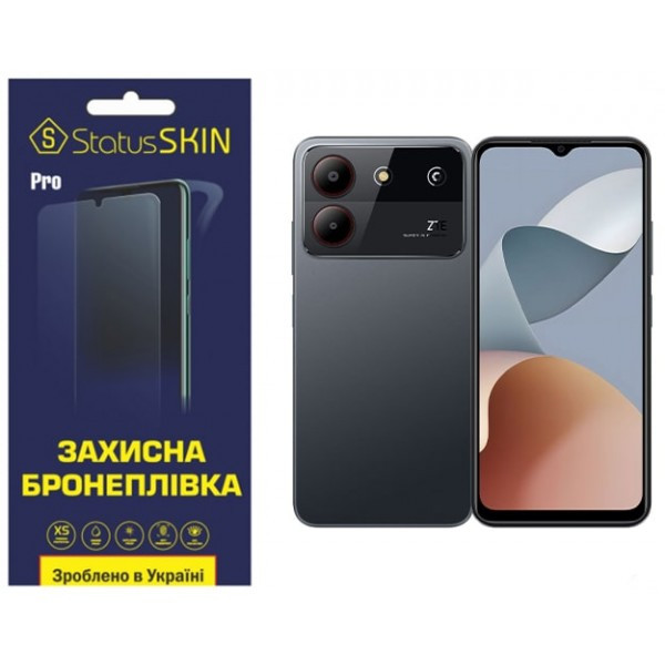 Поліуретанова плівка StatusSKIN Pro для ZTE Blade A54 Глянцева (Код товару:35088) Харьков - изображение 1