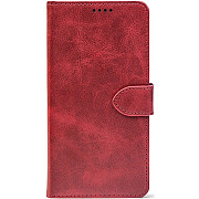 Чохол-книжка Crazy Horse Clasic для Xiaomi Redmi Note 13 4G Red Wine (Front) (Код товару:35249) Харьков