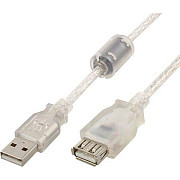 USB подовжувач Cablexpert CCF-USB2-AMAF-TR-6 USB 2.0 AM/AF 1.8 м White (Код товару:35078) Харьков