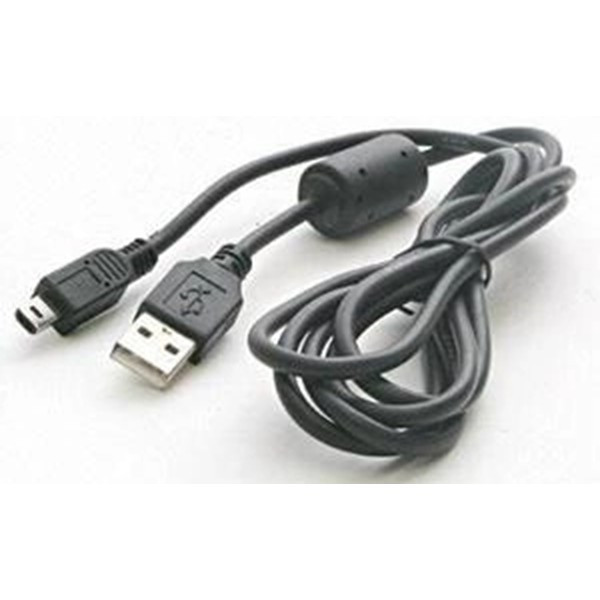 Кабель Atcom USB - mini USB V 2.0 (M/M) (5 pin) ферит 0.8 м Чорний (3793) (Код товару:35072) Харьков - изображение 1