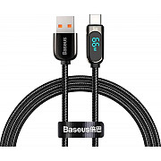 Кабель Baseus Display Fast Charging USB to Type-C 66W 1m Black (CASX020001) (Код товару:35547) Харьков