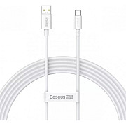 Кабель Baseus Superior Series (SUPERVOOC) USB to Type-C 65W 1m White (CAYS000902) (Код товару:35545) Харьков