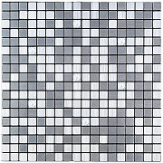Самоклеюча алюмінієва плитка срібна мозаїка зі стразами 300х300х3мм SW-00001824 (D) Киев