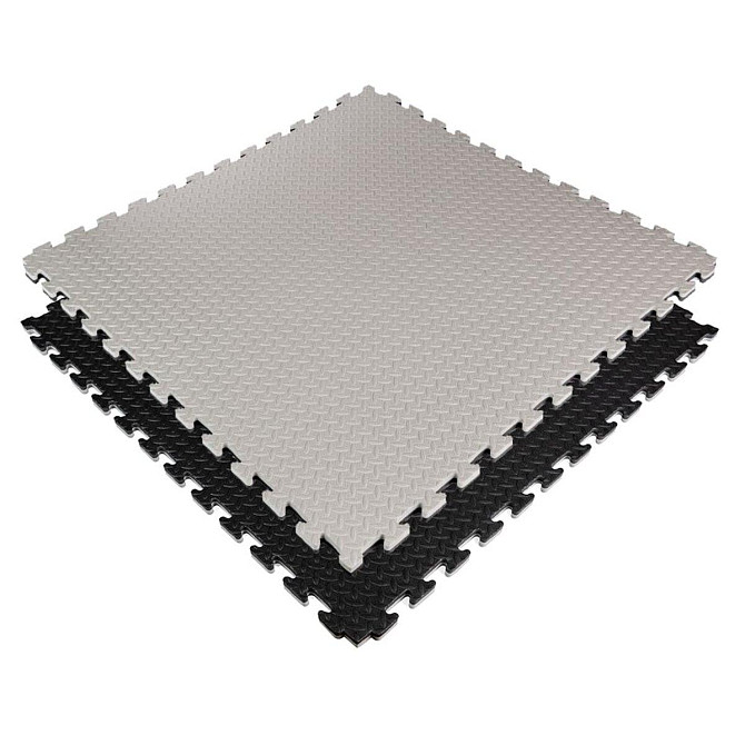 Підлогове двостороннє покриття GREY та BLACK 100*100cm*2cm (D) SW-00001844 Киев - изображение 1