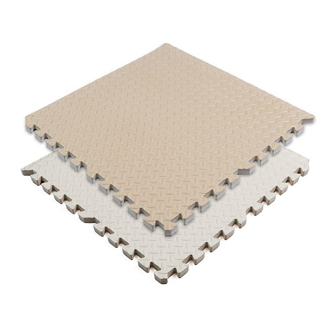 Підлогове двостороннє покриття CREAM and BEIGE 60*60cm*2cm (D) SW-00001846 Київ - изображение 1