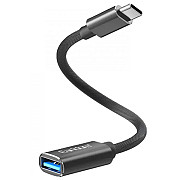 Адаптер Earldom ET-OT85 OTG USB-C to USB Black (Код товару:35681) Харьков