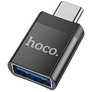 Адаптер Hoco UA17 USB-C to USB Black (Код товару:35680) Харьков