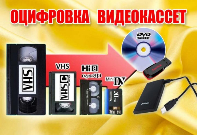 Оцифровка видеокассет всех форматов г Николаев Николаев - изображение 1