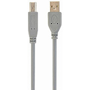 Кабель для принтера Cablexpert USB to USB Type-B V 2.0 (M/M) AM/BM 1.8 м Сірий (CCP-USB2-AMBM-6G) (К Харьков