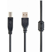 Кабель для принтера Cablexpert USB to USB Type-B V 2.0 (M/M) AM/BM 1.8 м Ф. Чорний (CCF-USB2-AMBM-6) Харьков