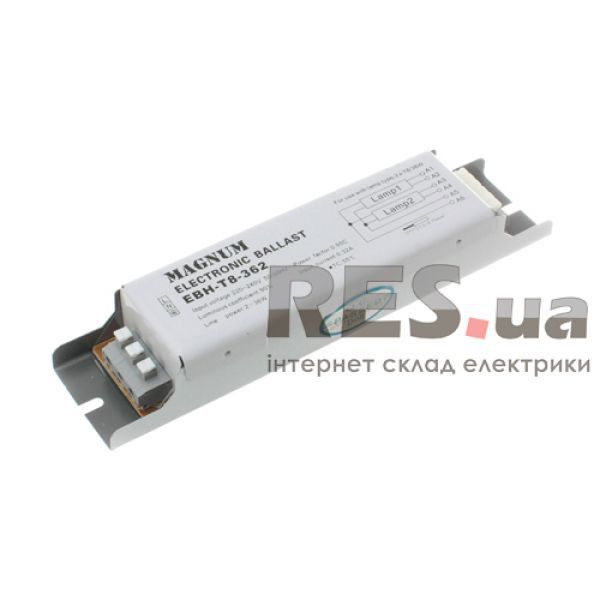 Балласт электронный EBH-T8-362 2х36Вт MAGNUM Киев - изображение 1