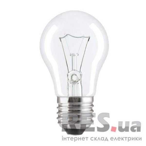 Лампа накаливания А55 40Вт Е27 прозрачная Philips Київ - изображение 1