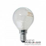 Лампа накал Р45 25Вт Е14 шар матовая PHILIPS Київ