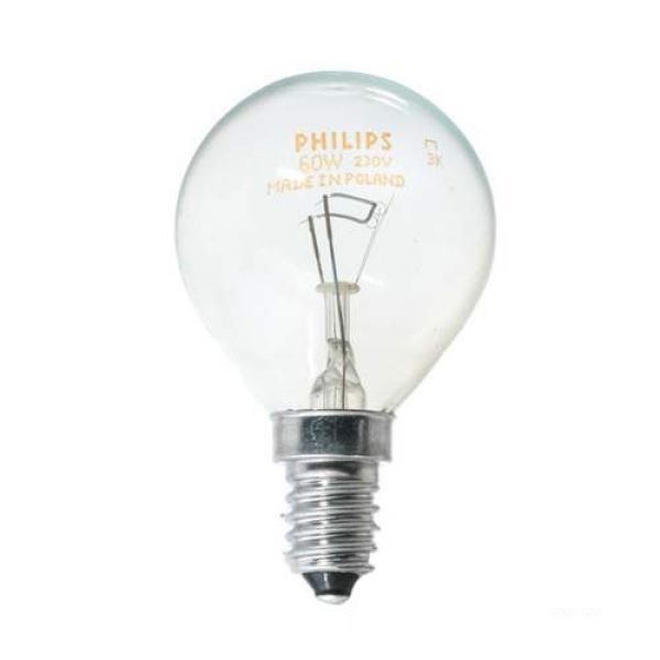 Лампа накаливания Р45 40Вт Е14 шар прозрачная PHILIPS Киев - изображение 1