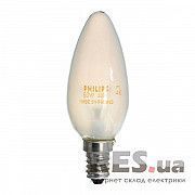 Лампа накаливания B35 60Вт Е14 свеча матовая PHILIPS Київ
