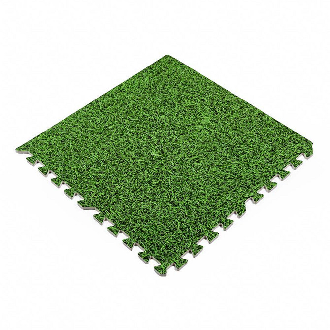 Підлога пазл - модульне підлогове покриття 600x600x10мм зелена трава (МР4) SW-00000153 Київ - изображение 1