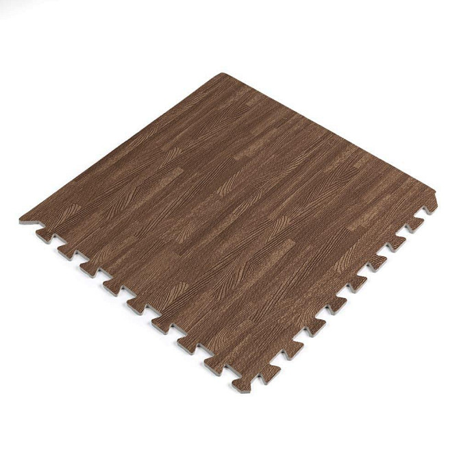 Підлога пазл - модульне підлогове покриття 600x600x10мм коричневе дерево (МР6) SW-00000204 Київ - изображение 1
