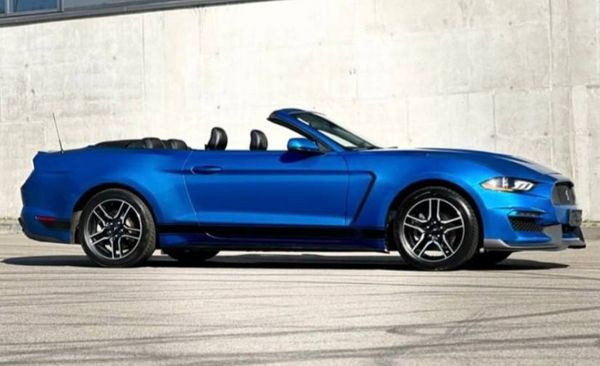 036 Ford Mustang GT синий кабриолет прокат авто без водителя Киев - изображение 1