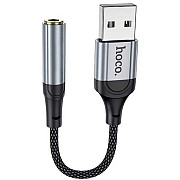 Адаптер Hoco LS36 USB-A to 3.5mm Black (Код товару:35816) Харьков